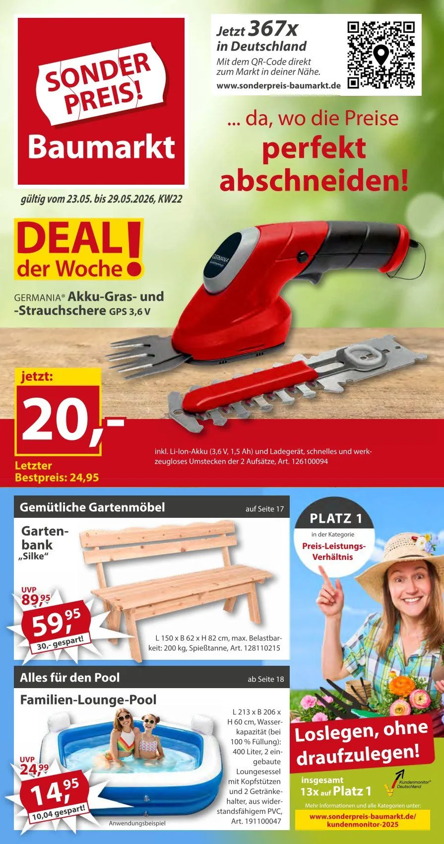 Sonderpreis-Baumarkt Angebote von 23. Mai bis 29. Mai 2026 - Prospekt seite 