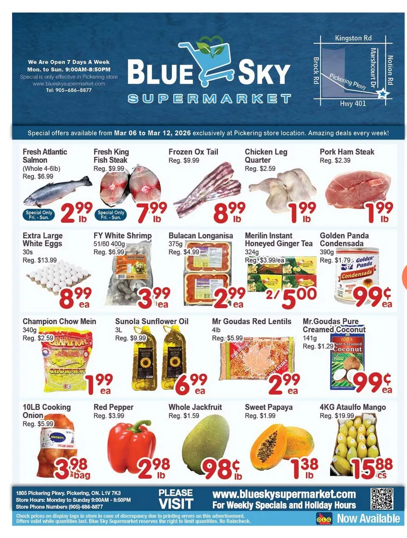 Blue Sky Supermarket Sales from March 6 to March 12 2026 - flyer page 