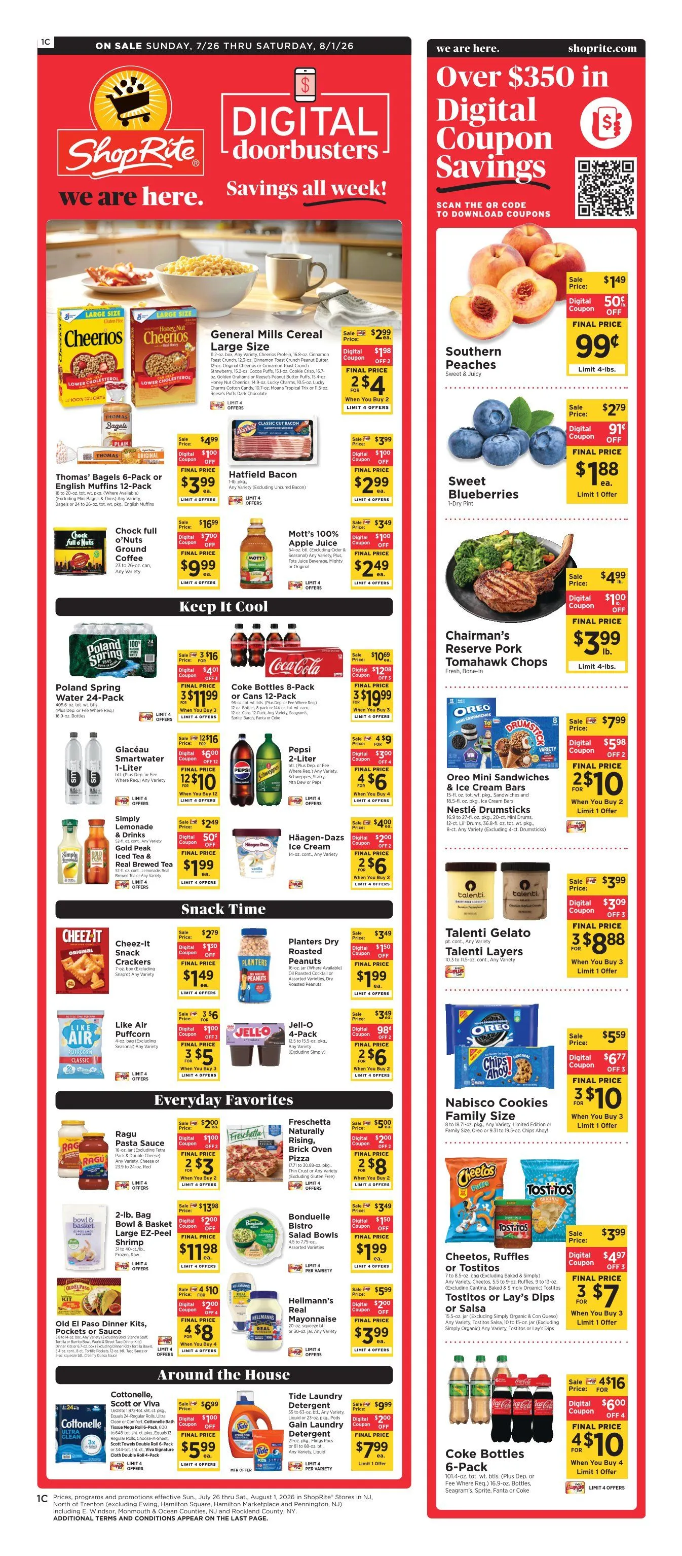 Weekly ad ShopRite Sales from July 26 to August 1 2026 - Page 1