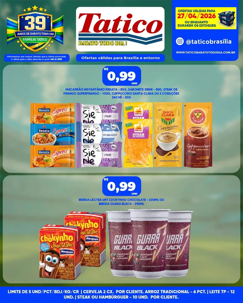 Encarte de  TATICO Ofertas 27 de abril até 27 de abril 2026 - Pagina 1