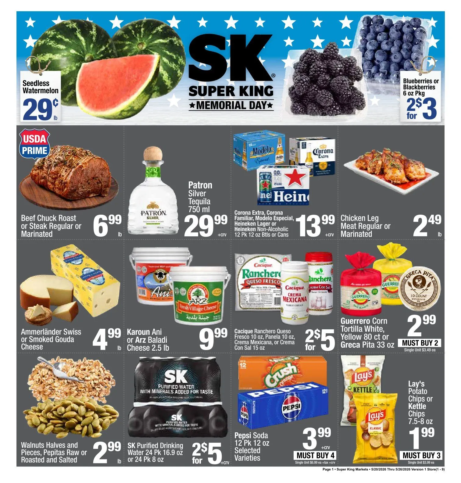 Weekly ad Super King Markets Sales from May 20 to May 28 2026 - Page 1