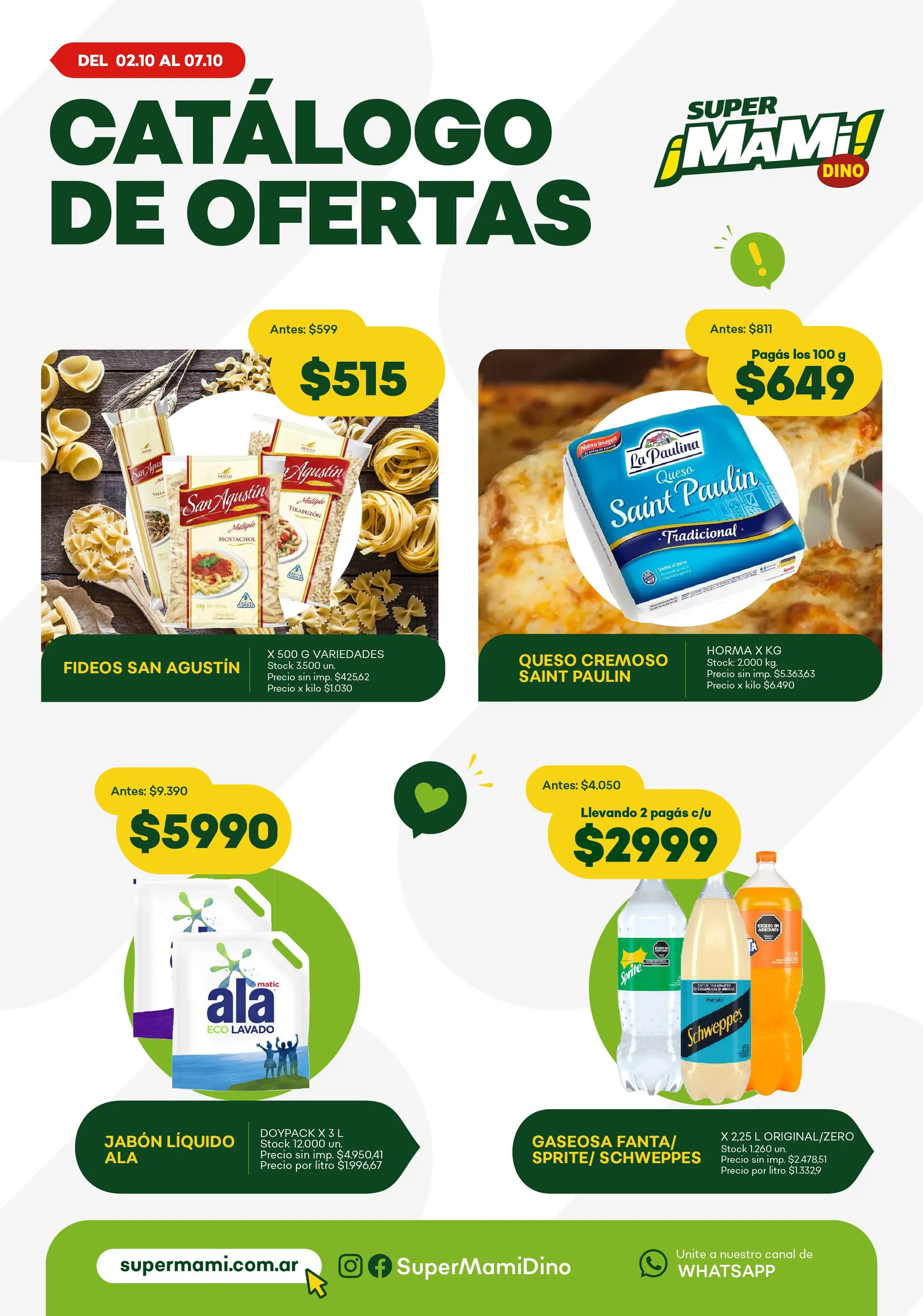 Ofertas de Ofertas Super Mami  2 de octubre al 7 de octubre 2025 - Página  del catálogo