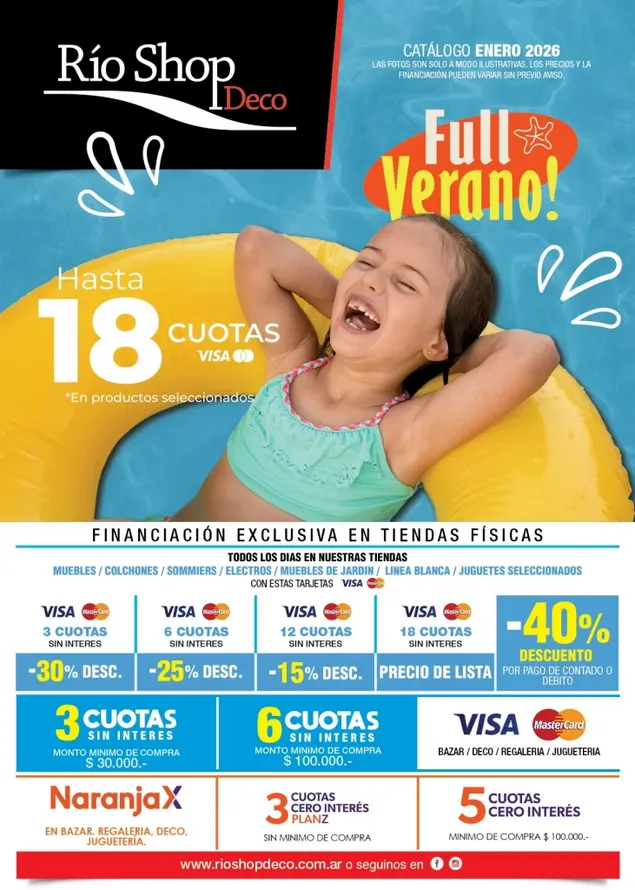 Ofertas de Ofertas Río Shop Deco 1 de enero al 31 de enero 2026 - Página 1 del catálogo
