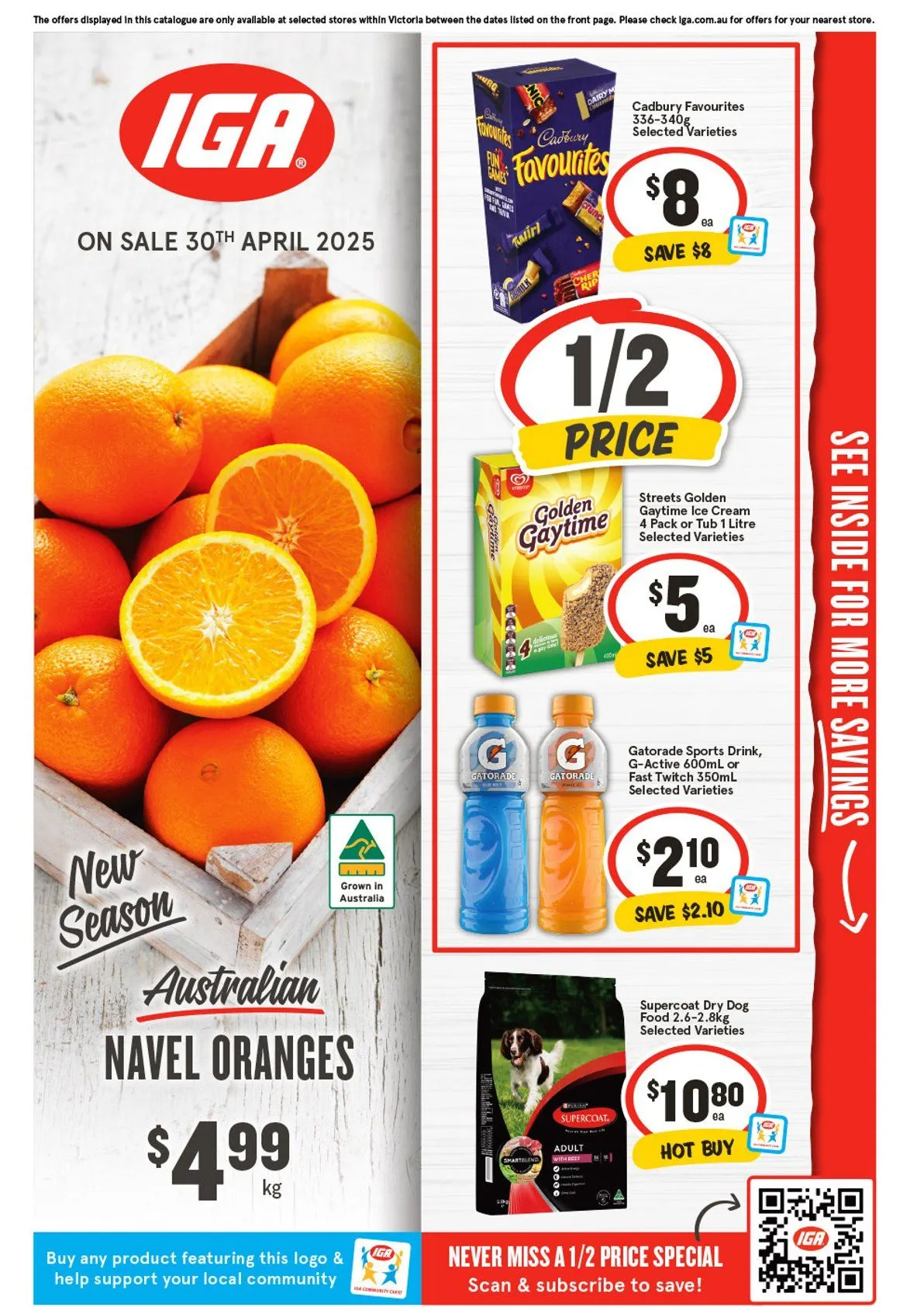 IGA Sales - Catalogue valid from 30 April to 6 May 2025 - page 1