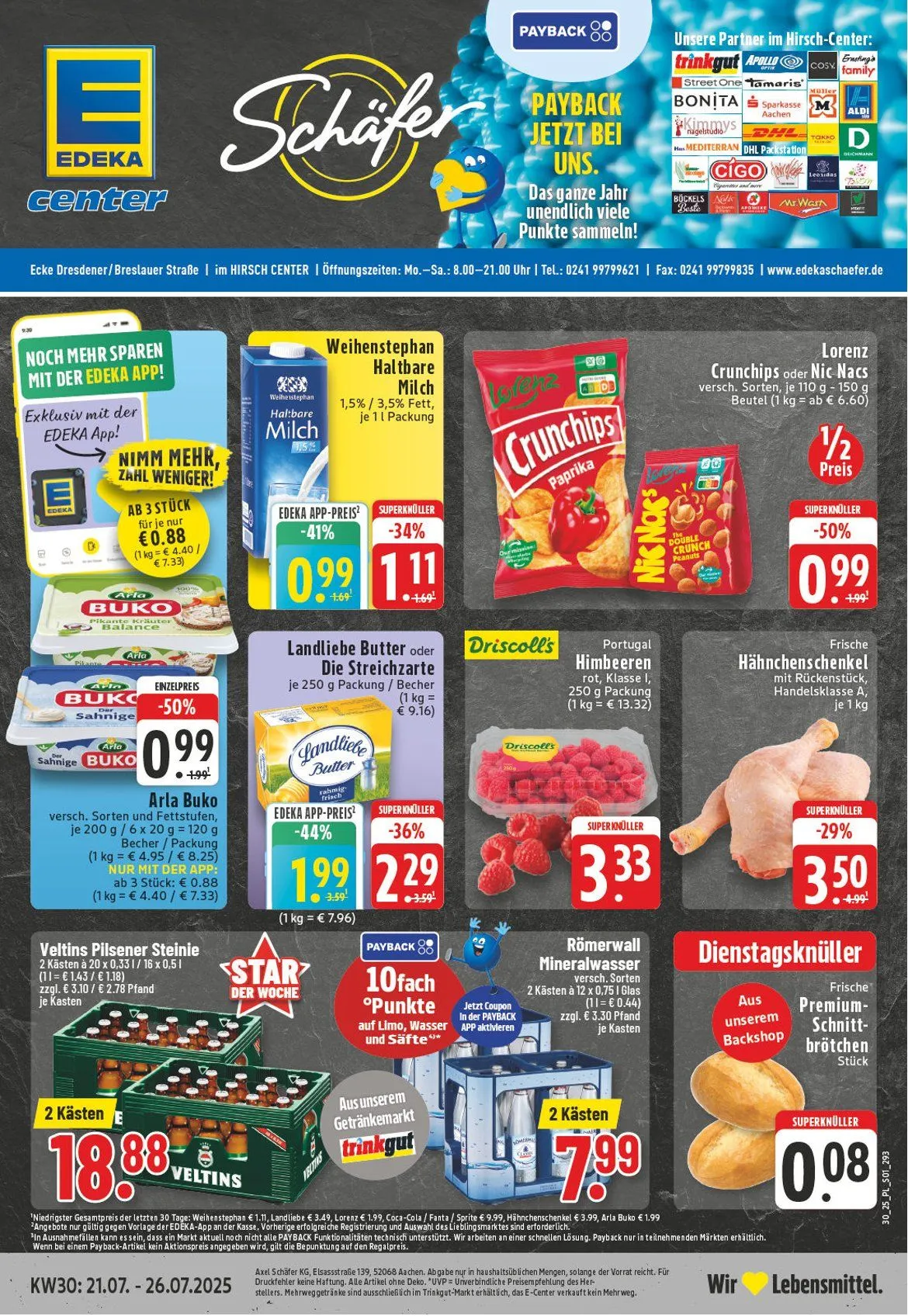 E-Center Prospekte von 21. Juli bis 26. Juli 2025 - Prospekt seite 1