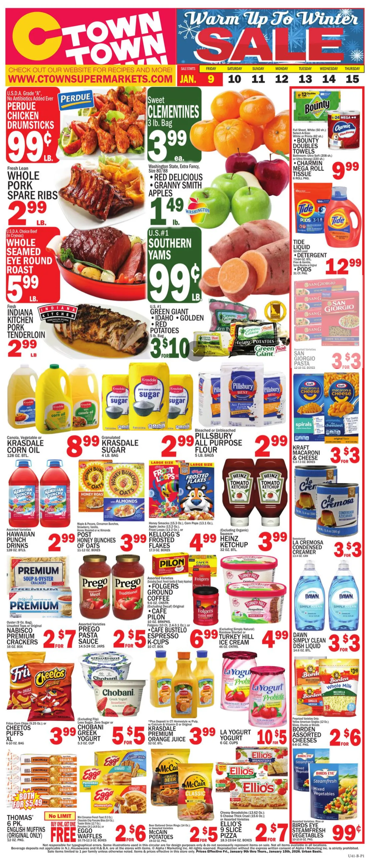 Weekly ad C-Town Sales from January 9 to January 15 2026 - Page