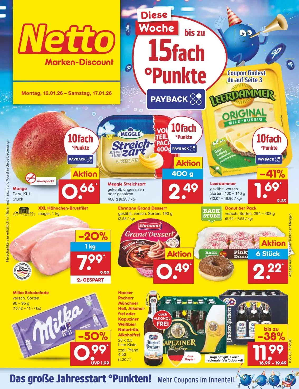 Netto Marken-Discount Angebote von 12. Januar bis 17. Januar 2026 - Prospekt seite 1