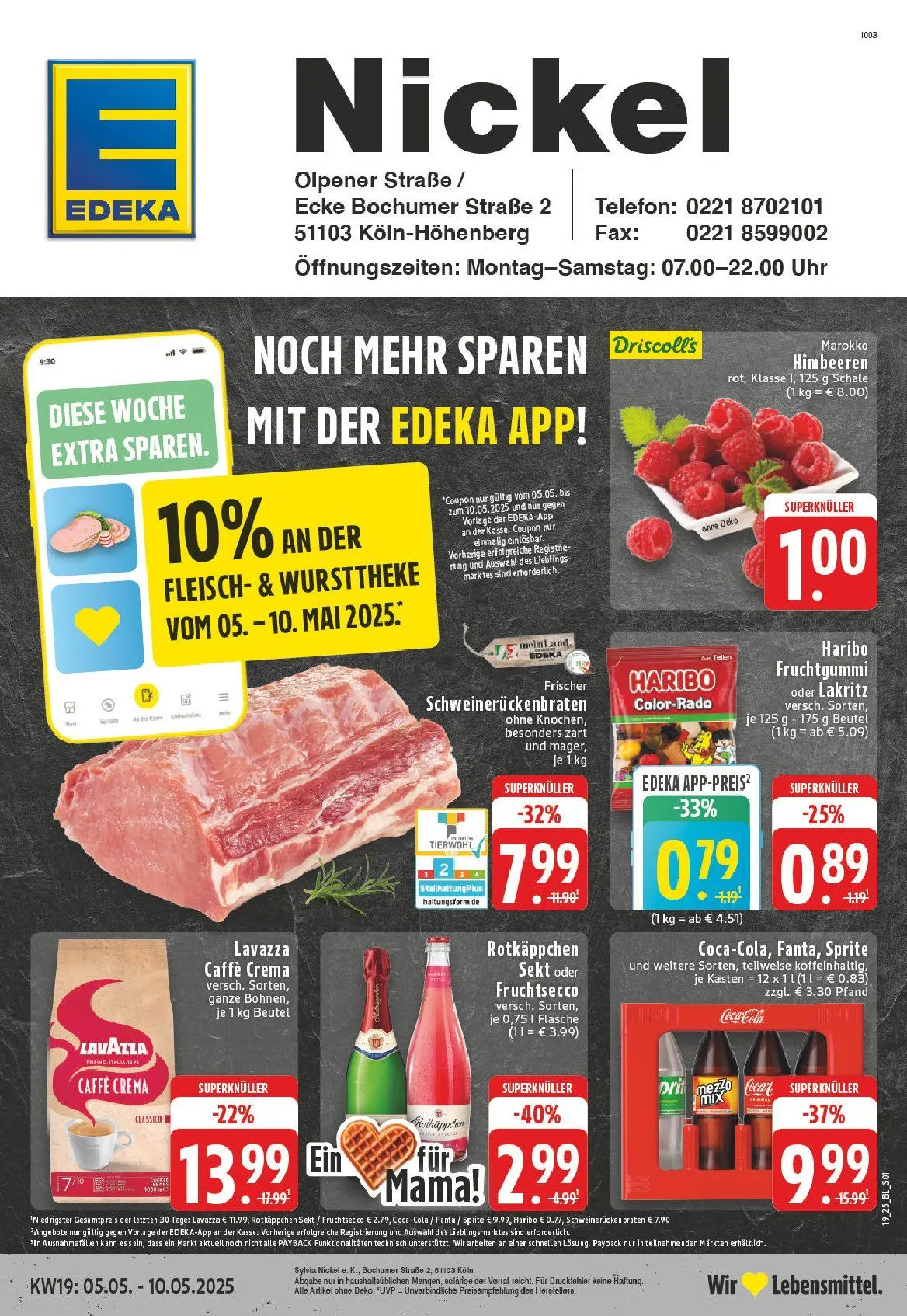 Edeka Prospekt von 5. Mai bis 10. Mai 2025 - Prospekt seite 1