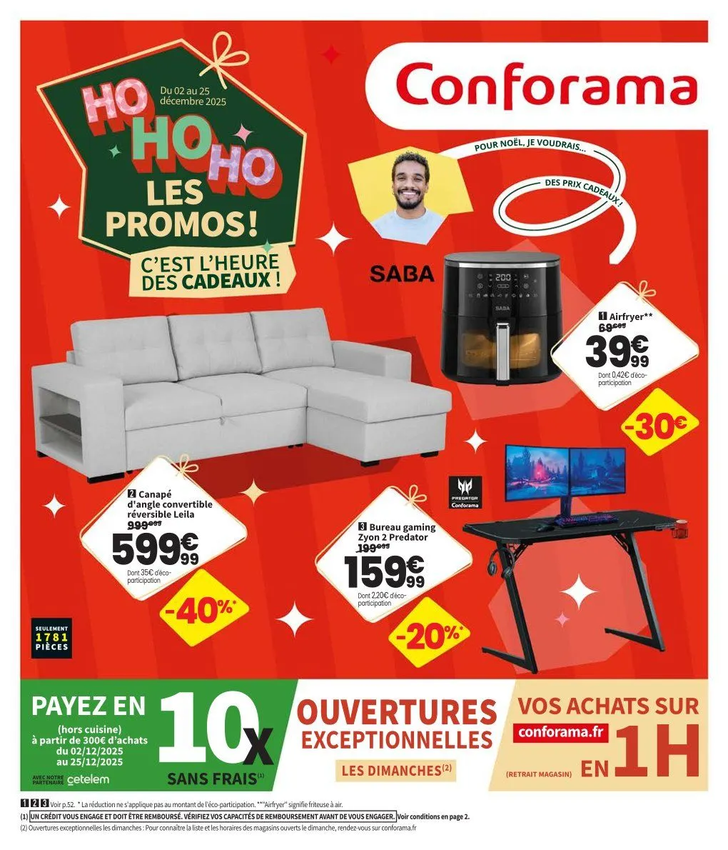 Conforama Catalogue du 1 décembre au 25 décembre 2025 - Catalogue page 