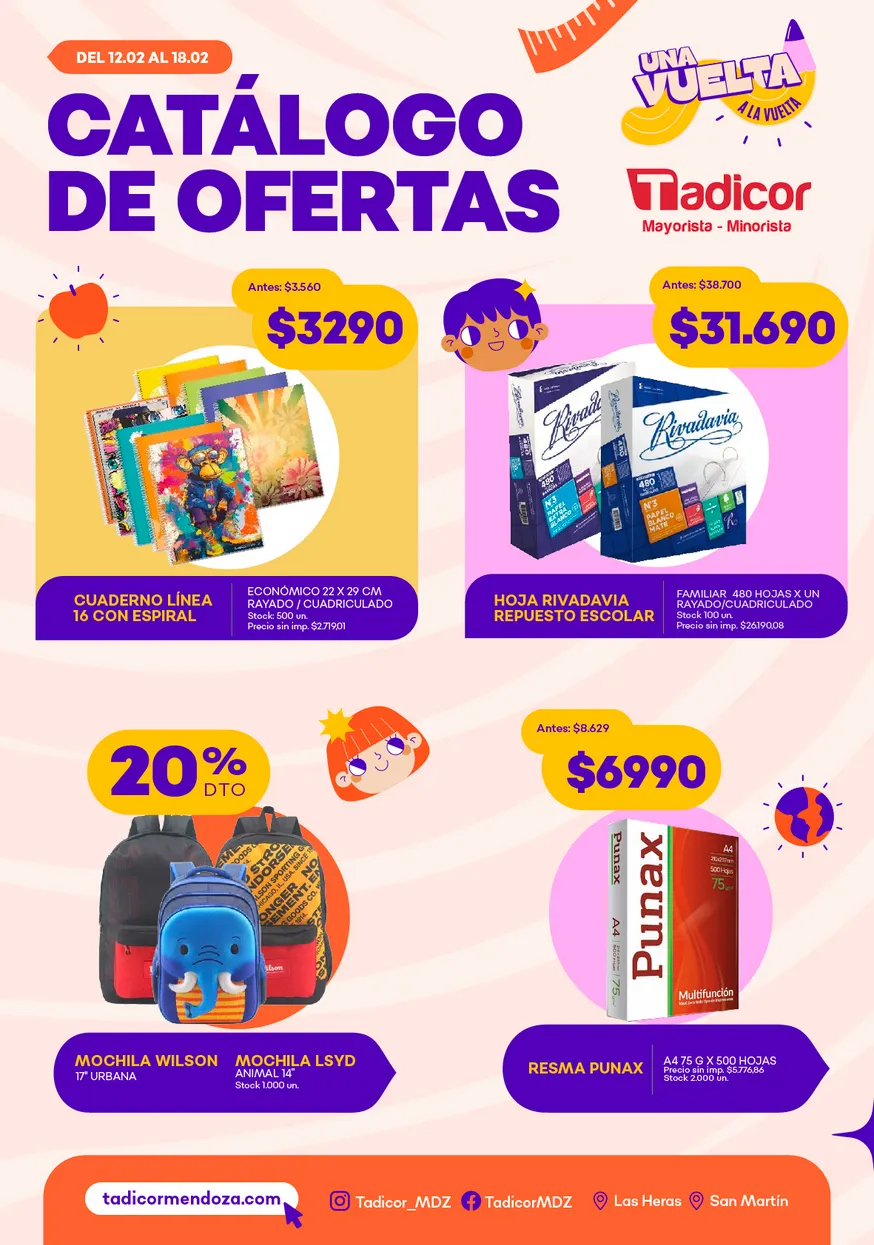 Ofertas de  Ofertas Supermercados Tadicor  12 de febrero al 18 de febrero 2026 - Página  del catálogo