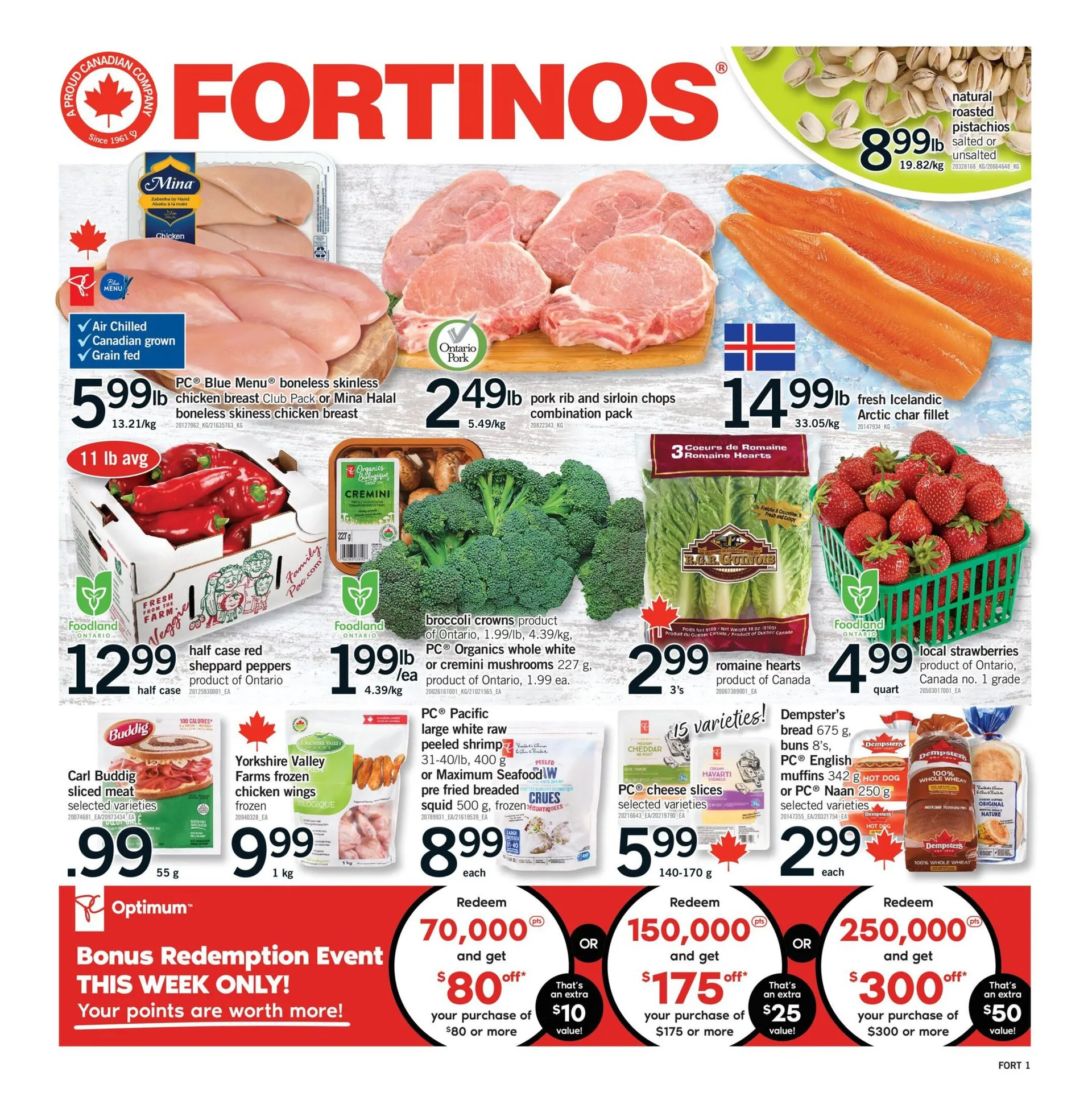 Fortinos Sales from August 21 to August 27 2025 - flyer page 1