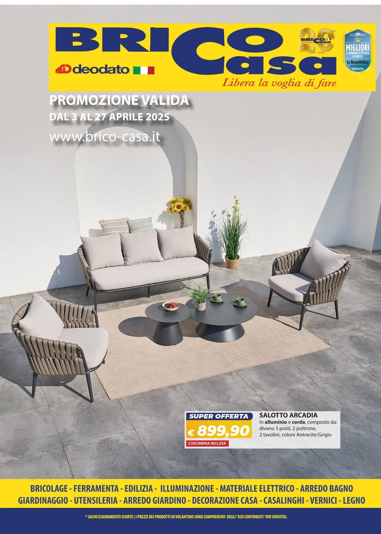 Volantini Bricocasa da 28 aprile a 30 aprile di 2025 - Pagina del volantino