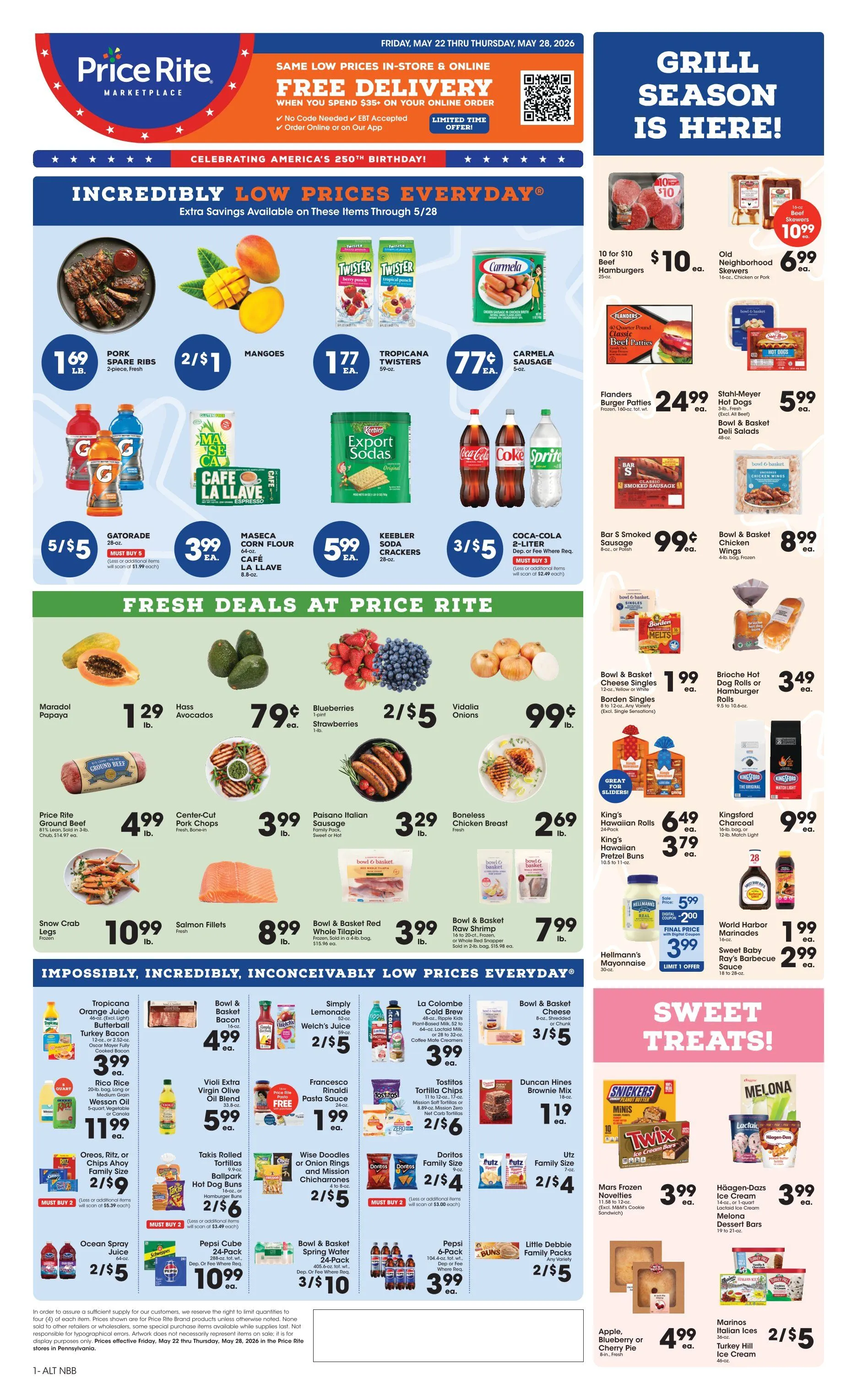 Weekly ad Price Rite Sales from May 22 to May 28 2026 - Page