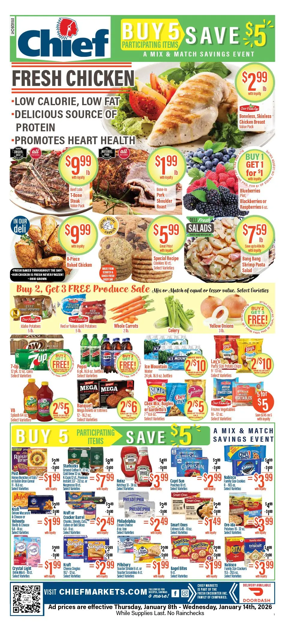 Weekly ad Chief Supermarket Sales from January 8 to January 14 2026 - Page 