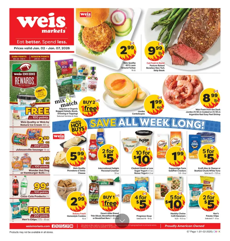 Weekly ad Weis Sales from January 2 to January 7 2026 - Page 