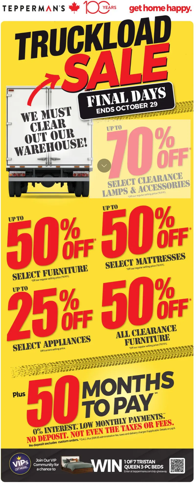 Tepperman's Sales from October 23 to October 29 2025 - flyer page 1