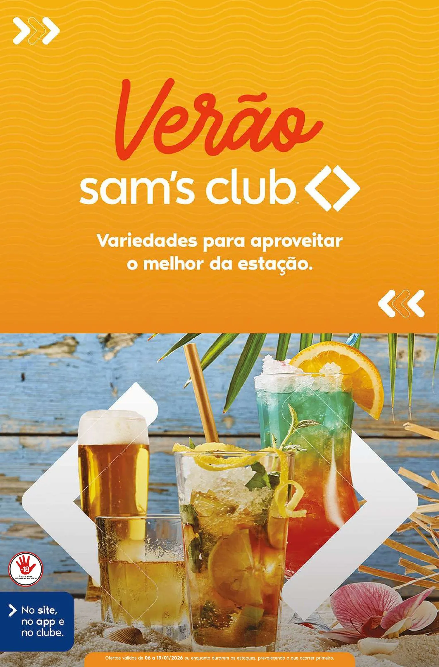 Encarte de Folhetos Sam's Club  6 de janeiro até 19 de janeiro 2026 - Pagina 1
