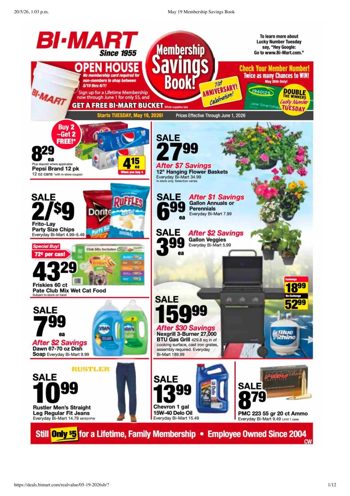 Weekly ad Bi-Mart Sales from May 19 to June 1 2026 - Page 1