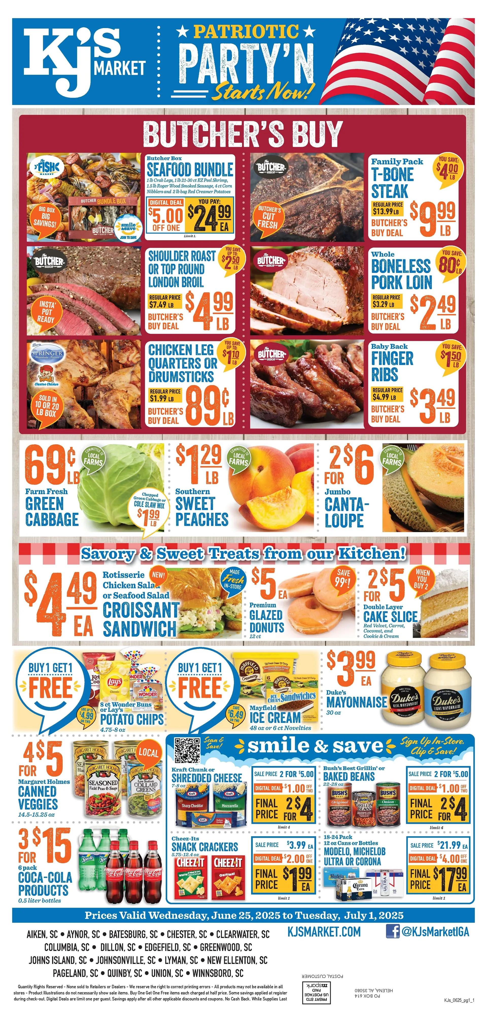 Weekly ad  KJ´s Market Sales from June 25 to July 1 2025 - Page 