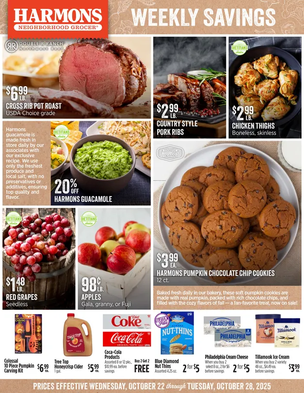 Weekly ad Harmons Sales from October 22 to October 28 2025 - Page 