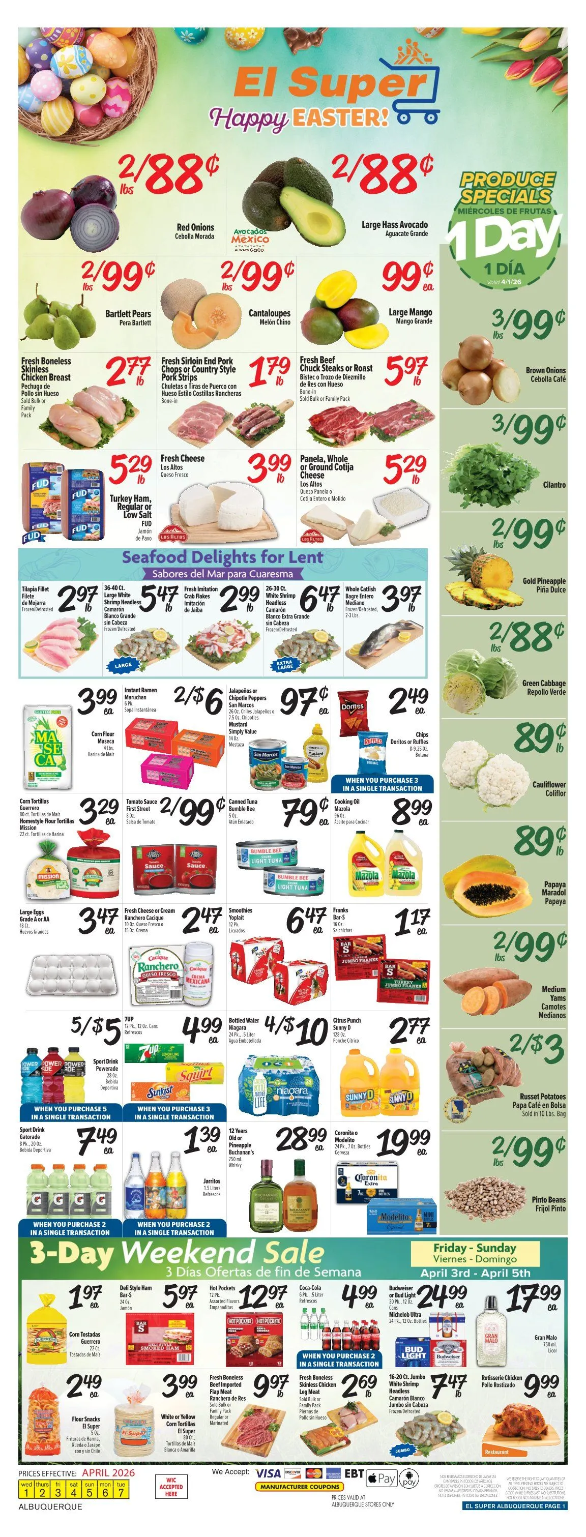 Weekly ad El Super Sales from April 1 to April 7 2026 - Page 
