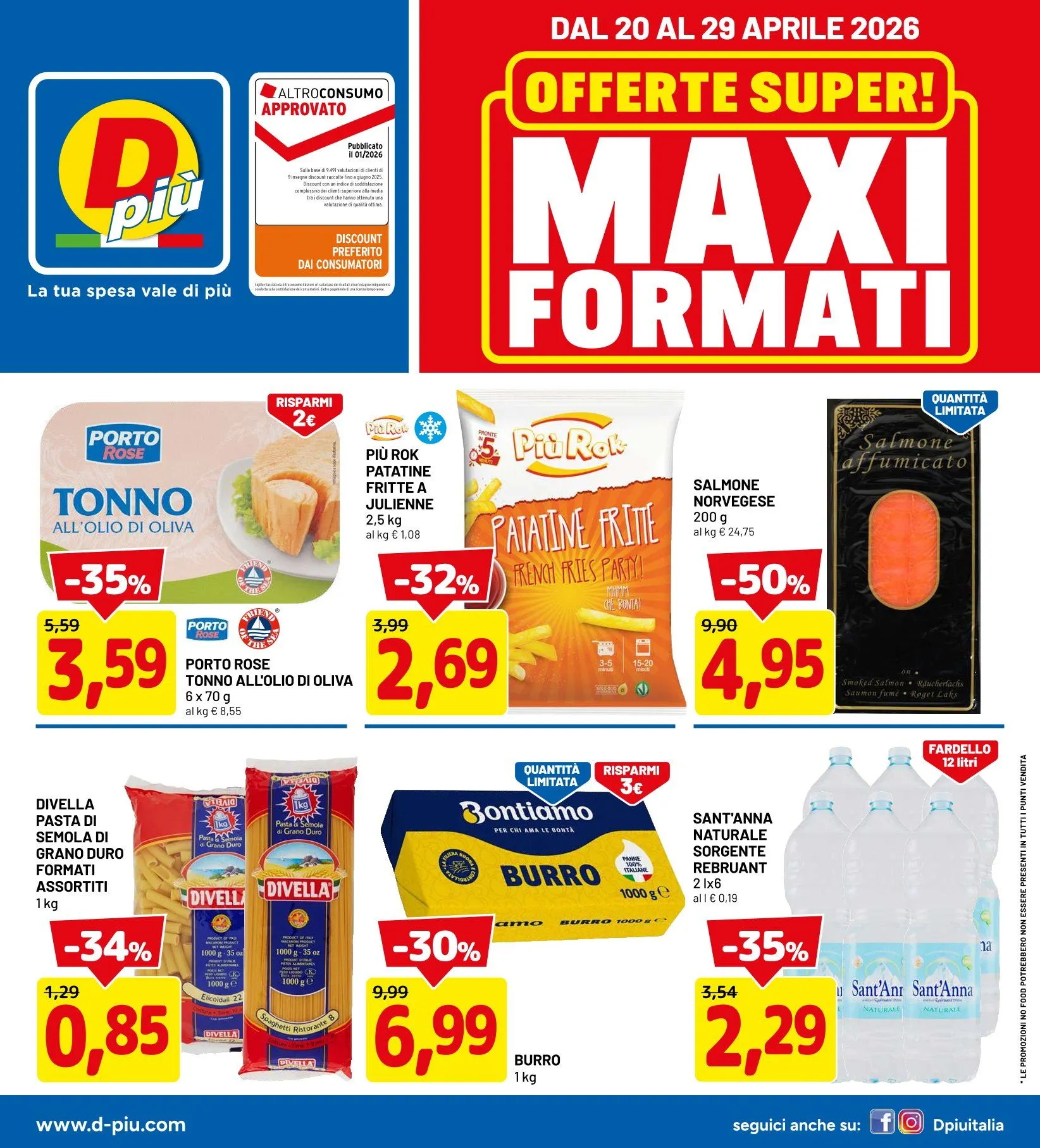 Volantino  D Più da 20 aprile a 29 aprile di 2026 - Pagina del volantino 
