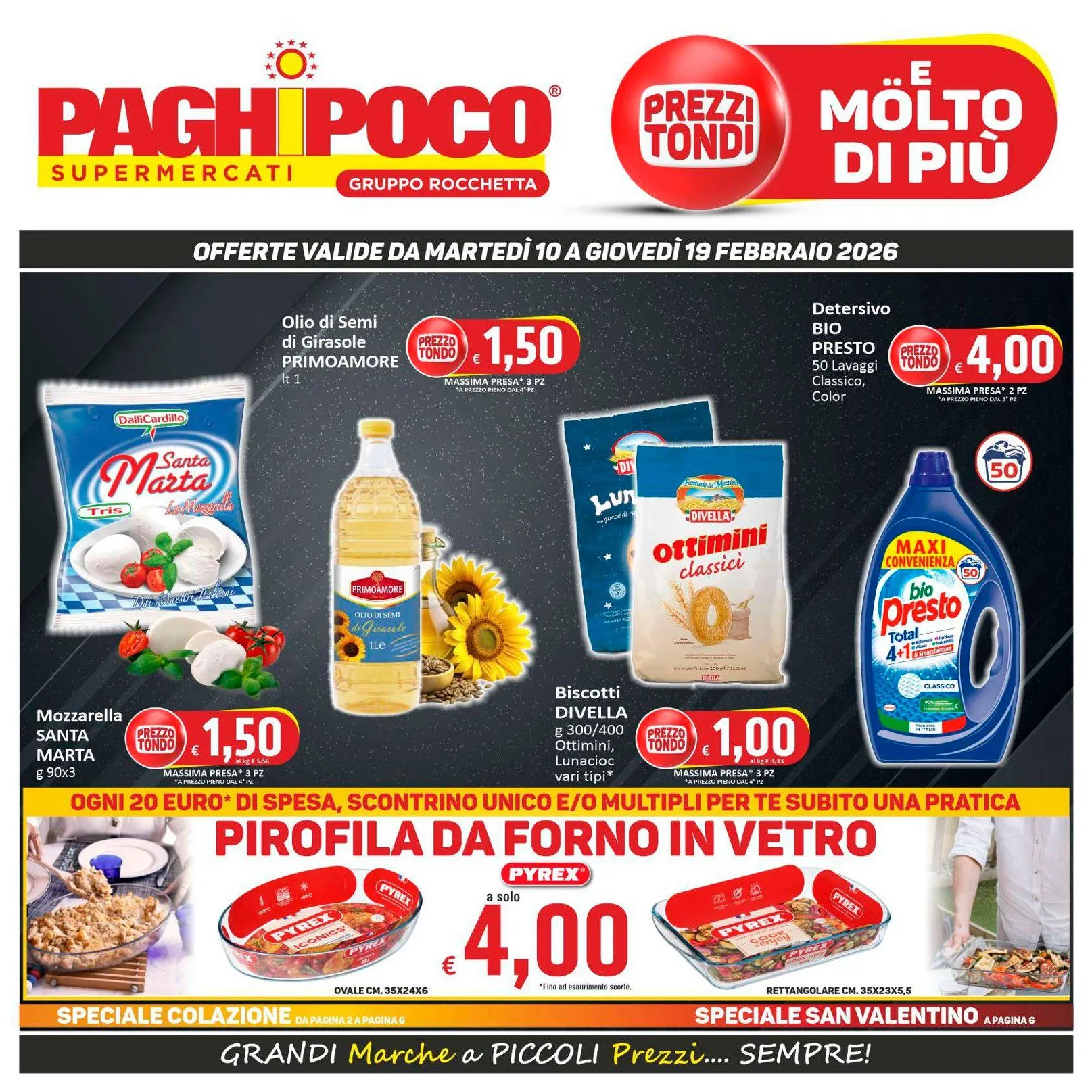 Volantino Paghi Poco da 10 febbraio a 19 febbraio di 2026 - Pagina del volantino 