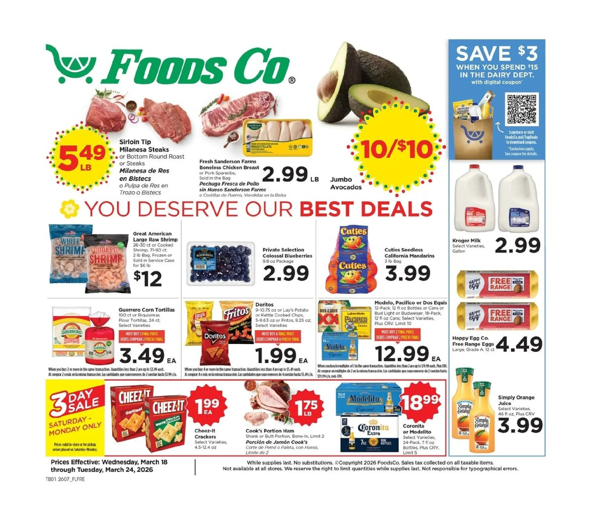 Weekly ad Foods Co. weekly ads from March 18 to March 24 2026 - Page 1