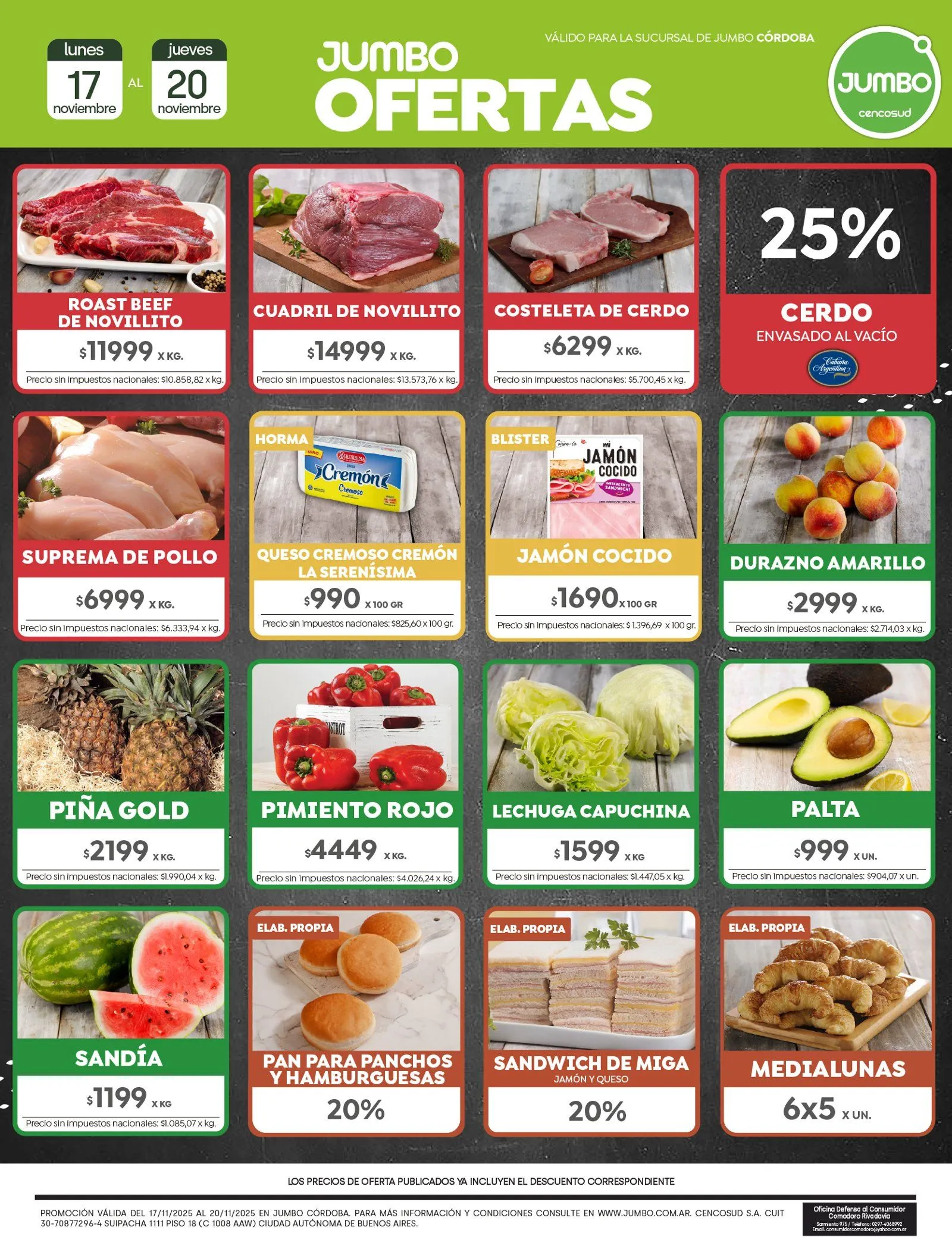 Ofertas de JUMBO  Ofertas 17 de noviembre al 20 de noviembre 2025 - Página  del catálogo