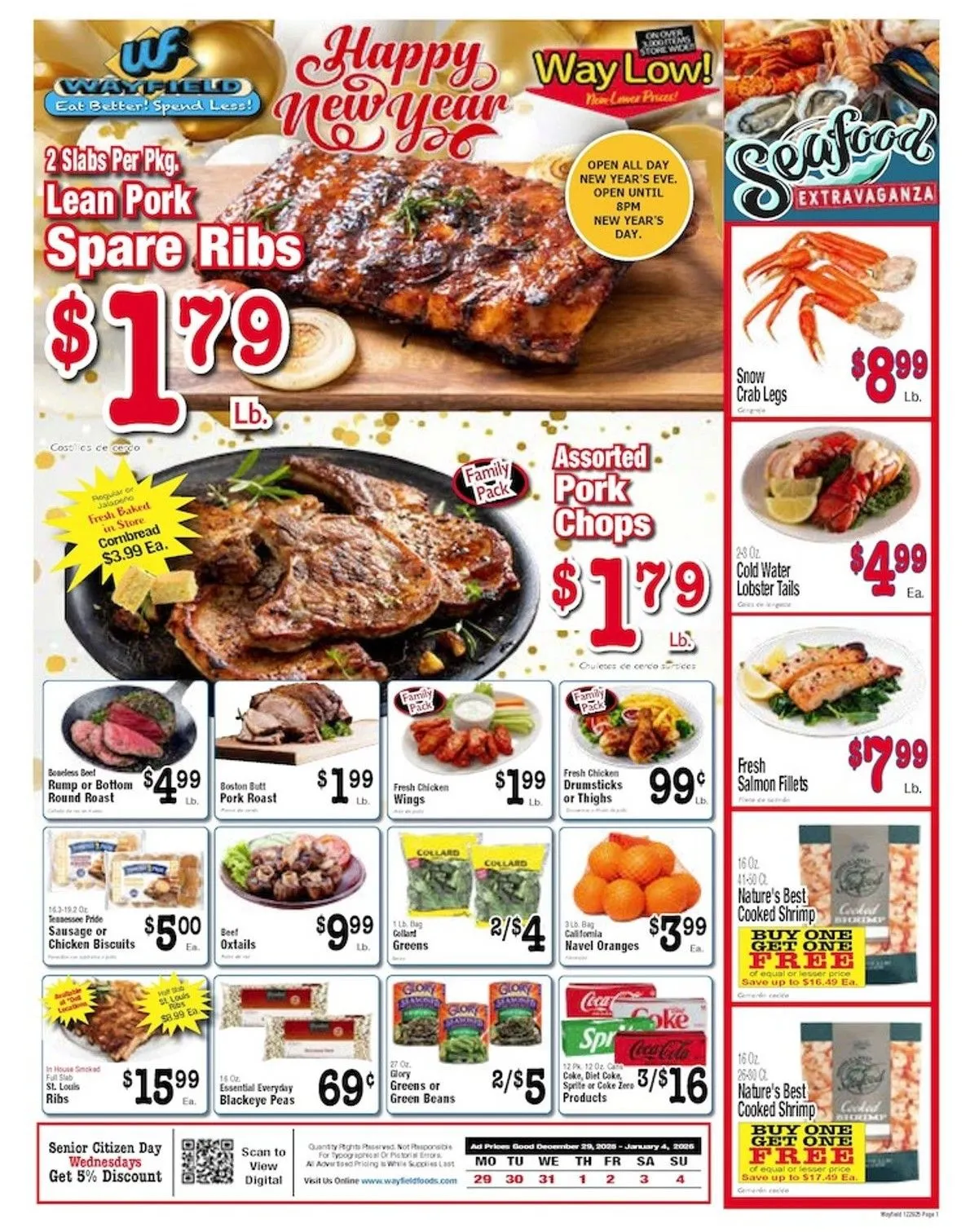 Weekly ad Wayfield Sales from December 29 to January 1 2026 - Page 1