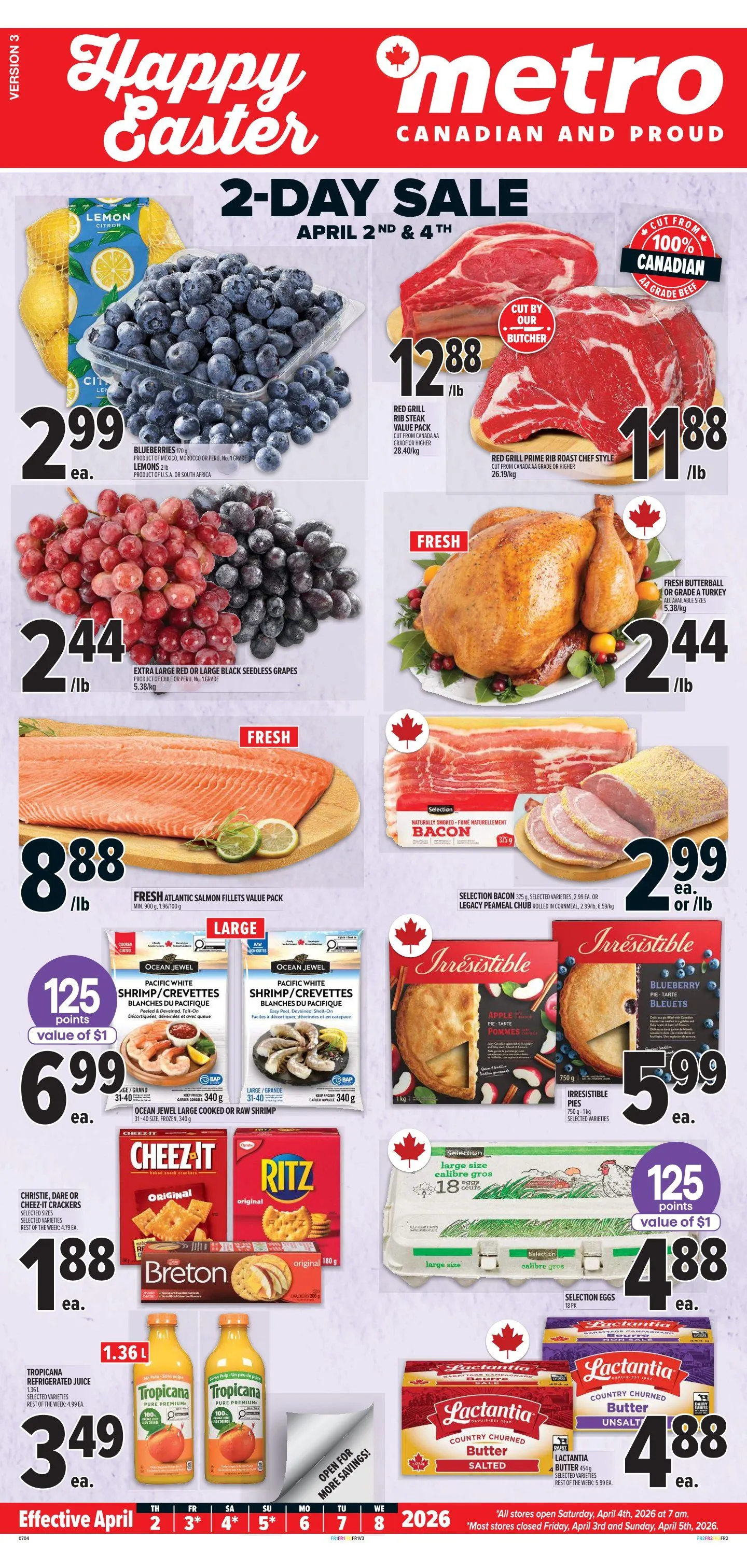 Metro weekly ads - April 2 April 8 2026