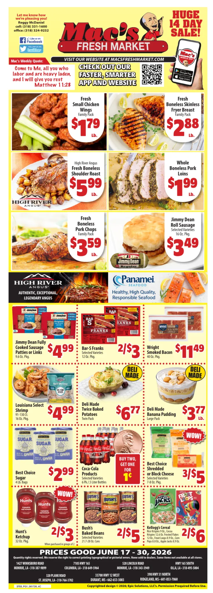Weekly ad Mac's Freshmarket Sales from June 24 to June 30 2026 - Page