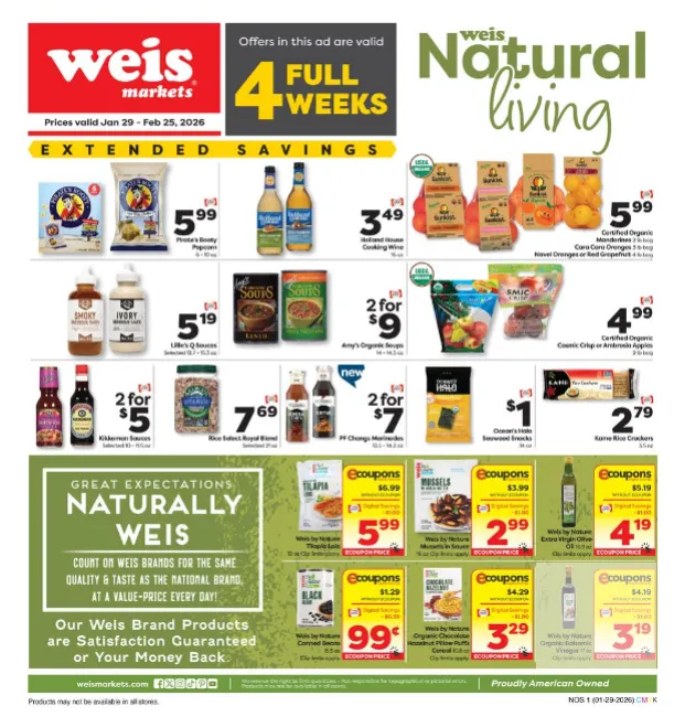 Weekly ad Weis Sales from January 29 to March 25 2026 - Page 