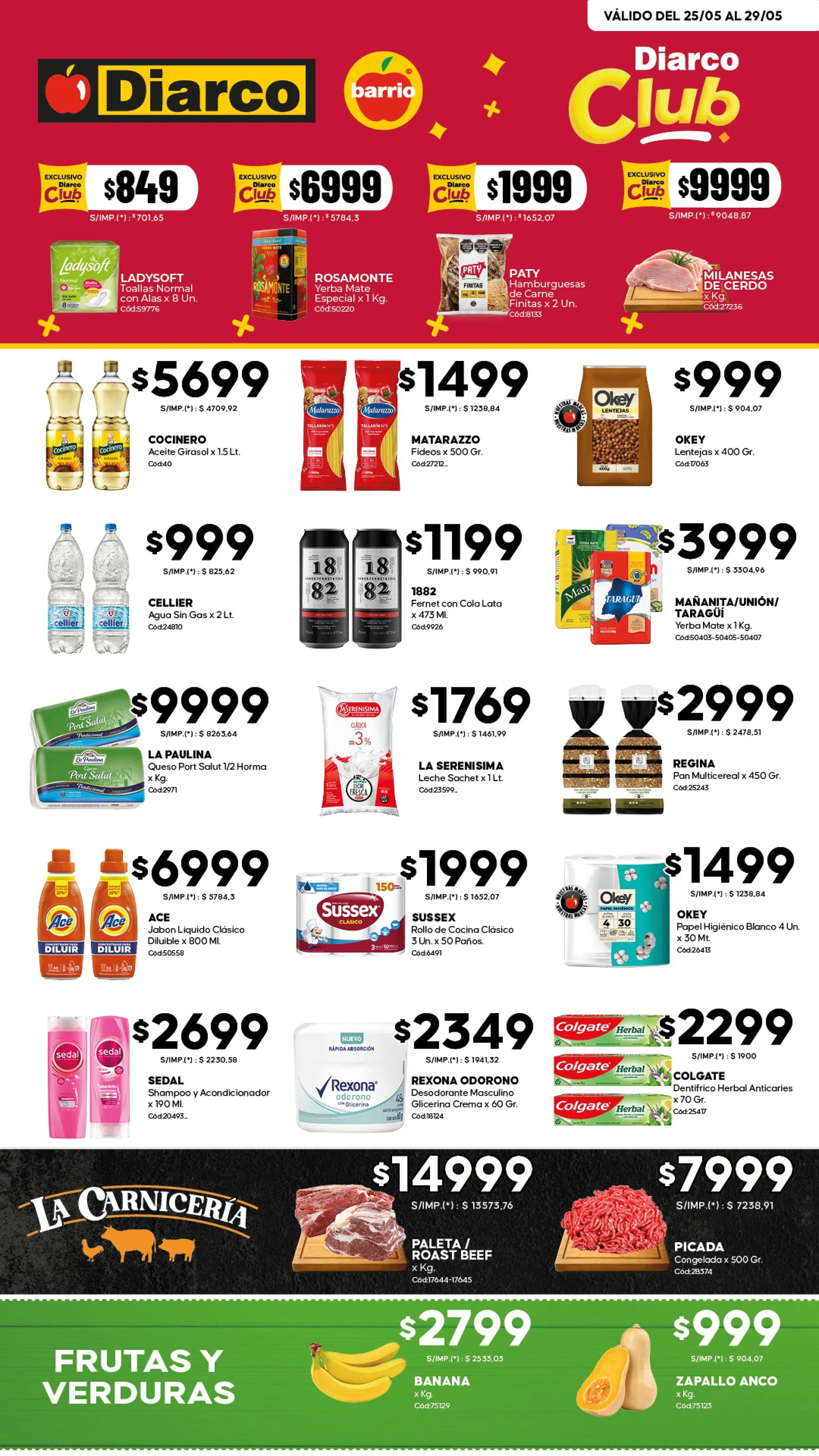 Ofertas de Diarco Ofertas 25 de mayo al 29 de mayo 2026 - Página 1 del catálogo