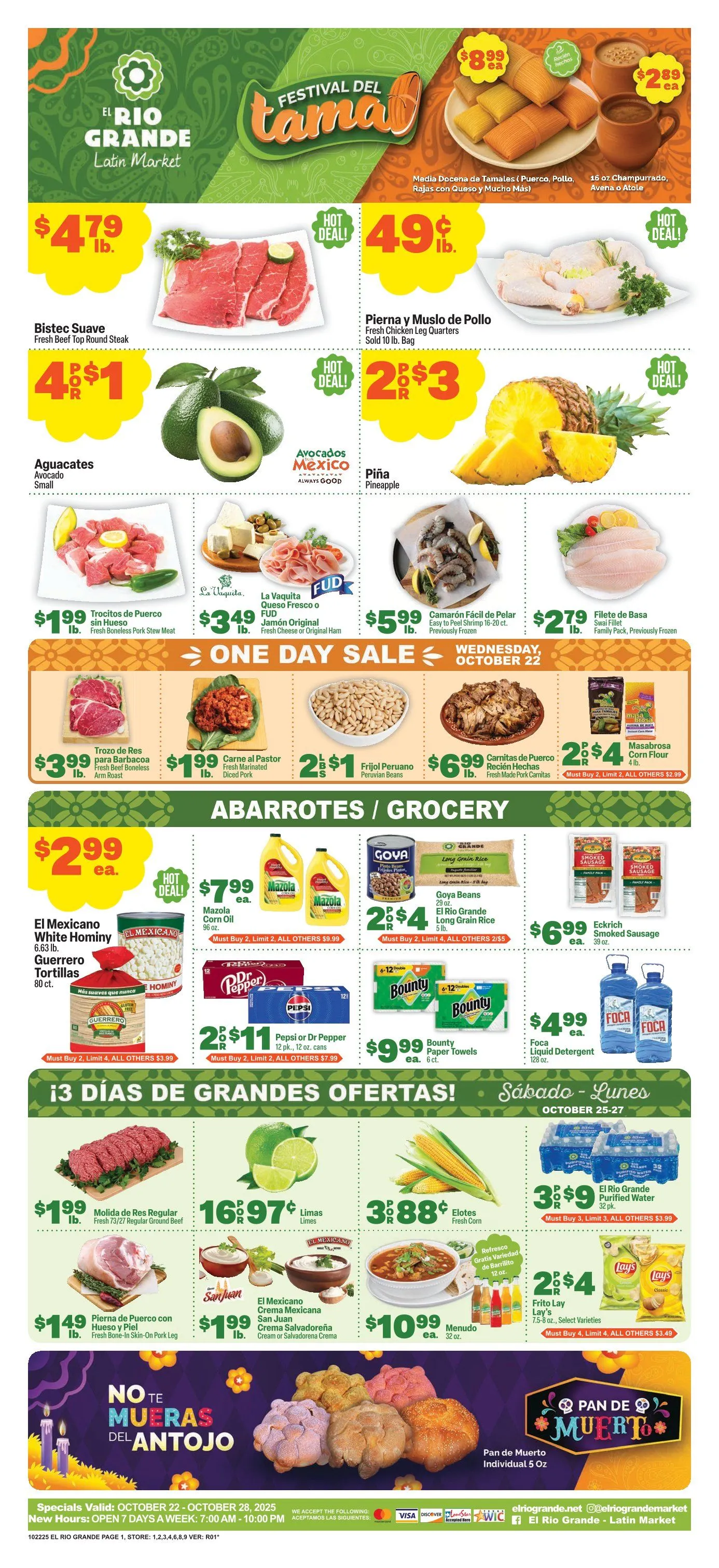 Weekly ad El Rio Grande Sales from October 22 to October 28 2025 - Page 