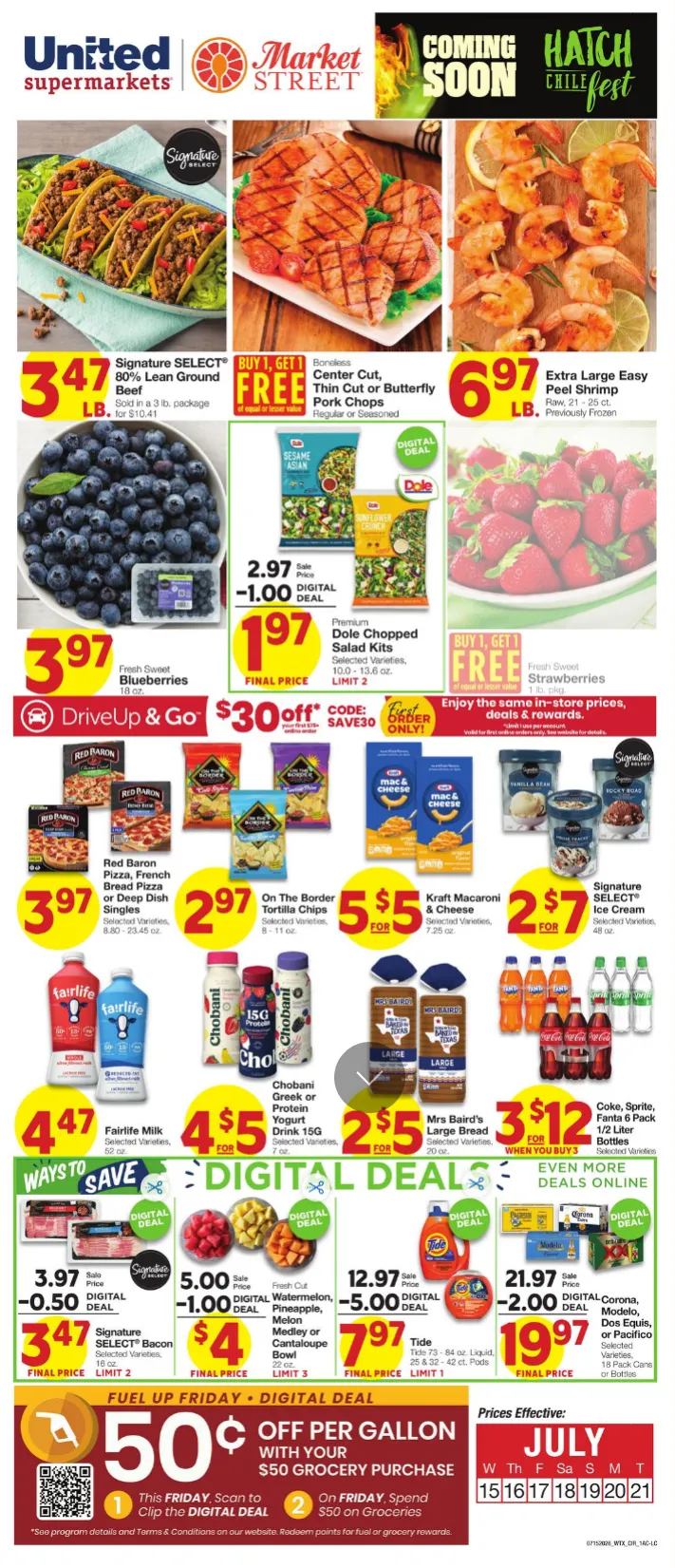 Weekly ad United Supermarkets Sales from July 15 to July 21 2026 - Page 