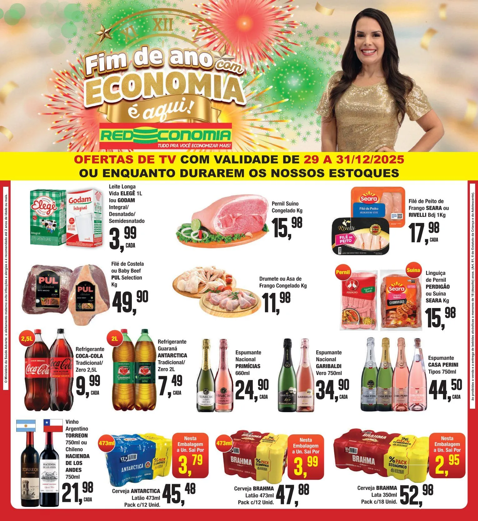 Encarte de Folhetos Redeconomia 29 de dezembro até 31 de dezembro 2025 - Pagina 1