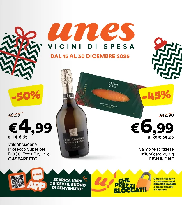 Unes Volantino da 15 dicembre a 30 dicembre di 2025 - Pagina del volantino 