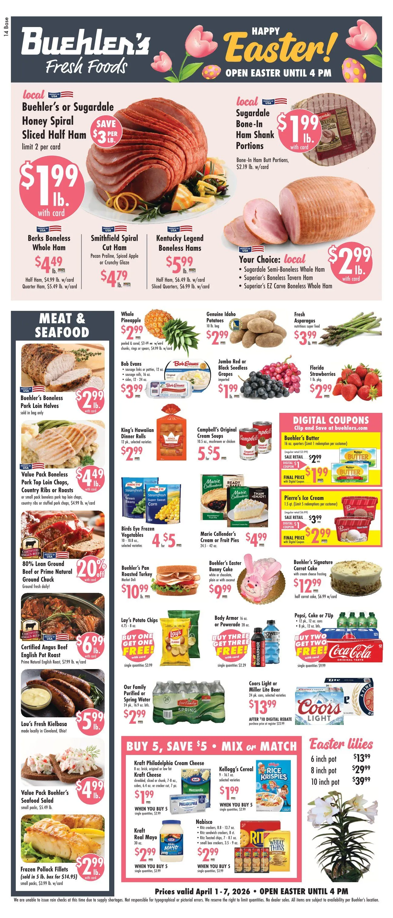 Weekly ad Buehler's Fresh Foods Sales from April 1 to April 7 2026 - Page 