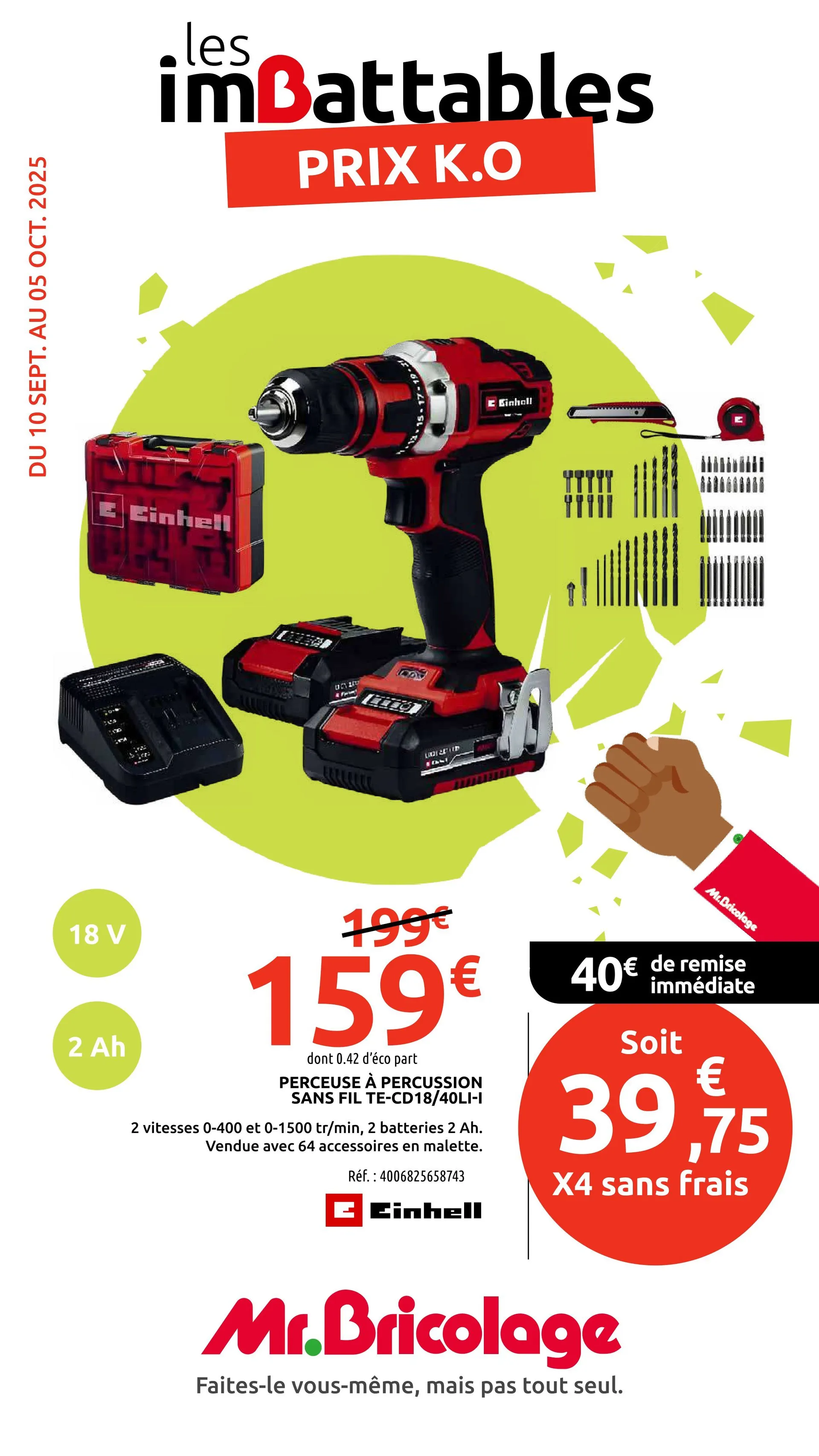 Catalogues Mr. Bricolage du 10 septembre au 5 octobre 2025 - Catalogue page 