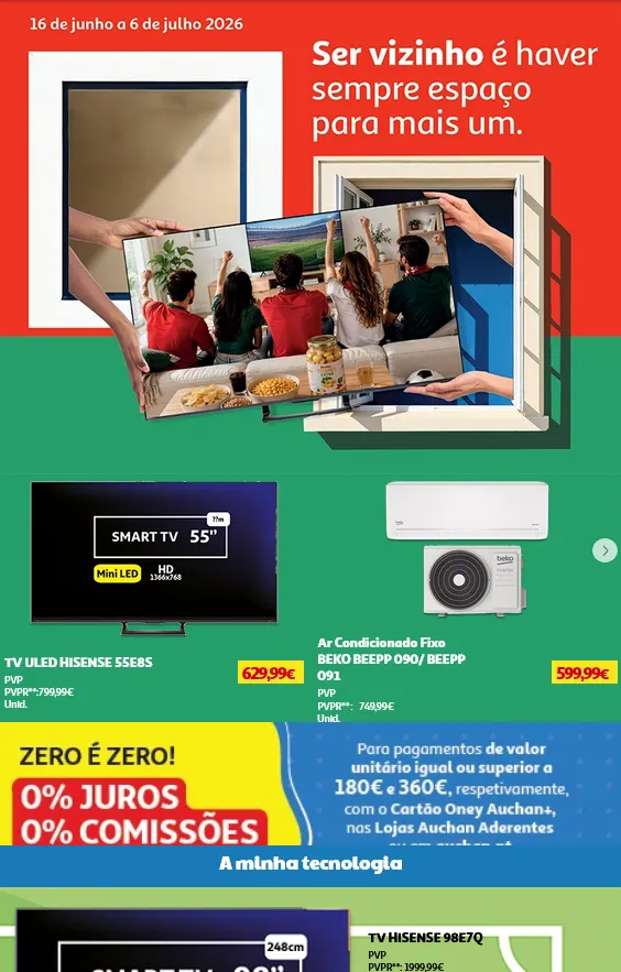 Folheto Auchan de 16 de junho até 6 de julho 2026 - Pagina 1