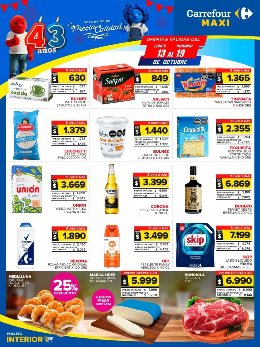 Ofertas de Ofertas Carrefour Maxi  13 de octubre al 20 de octubre 2025 - Página  del catálogo