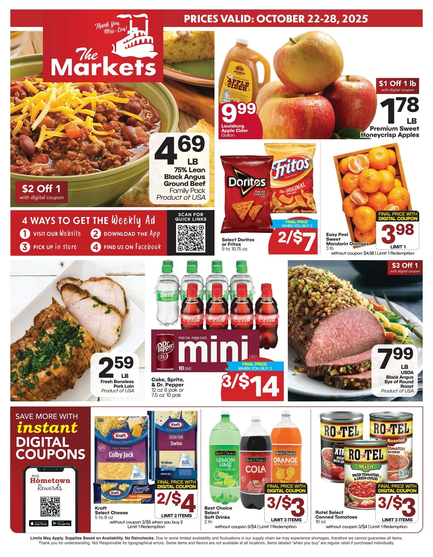 Weekly ad The Markets Sales from October 22 to October 28 2025 - Page 