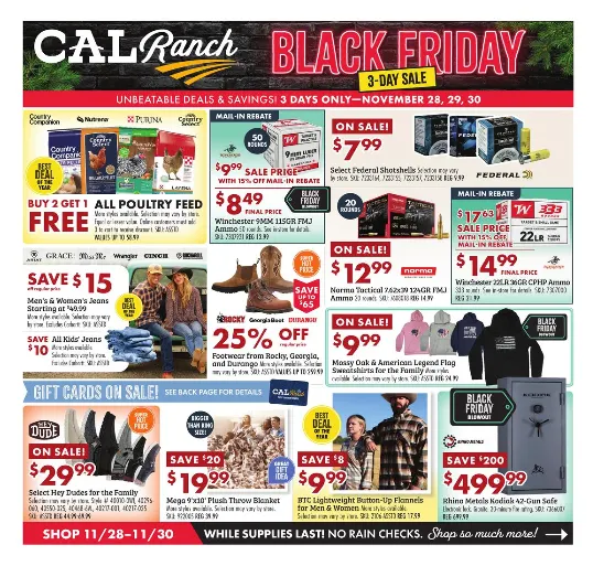 Weekly ad C-A-L Ranch Stores Sales from November 28 to November 30 2025 - Page 