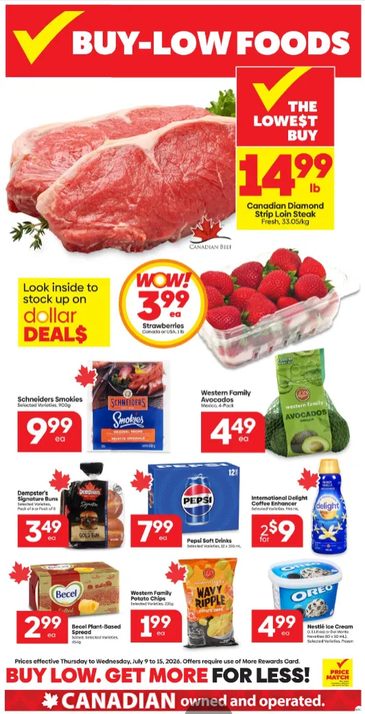 Buy-Low Foods Sales from July 9 to July 15 2026 - flyer page 1