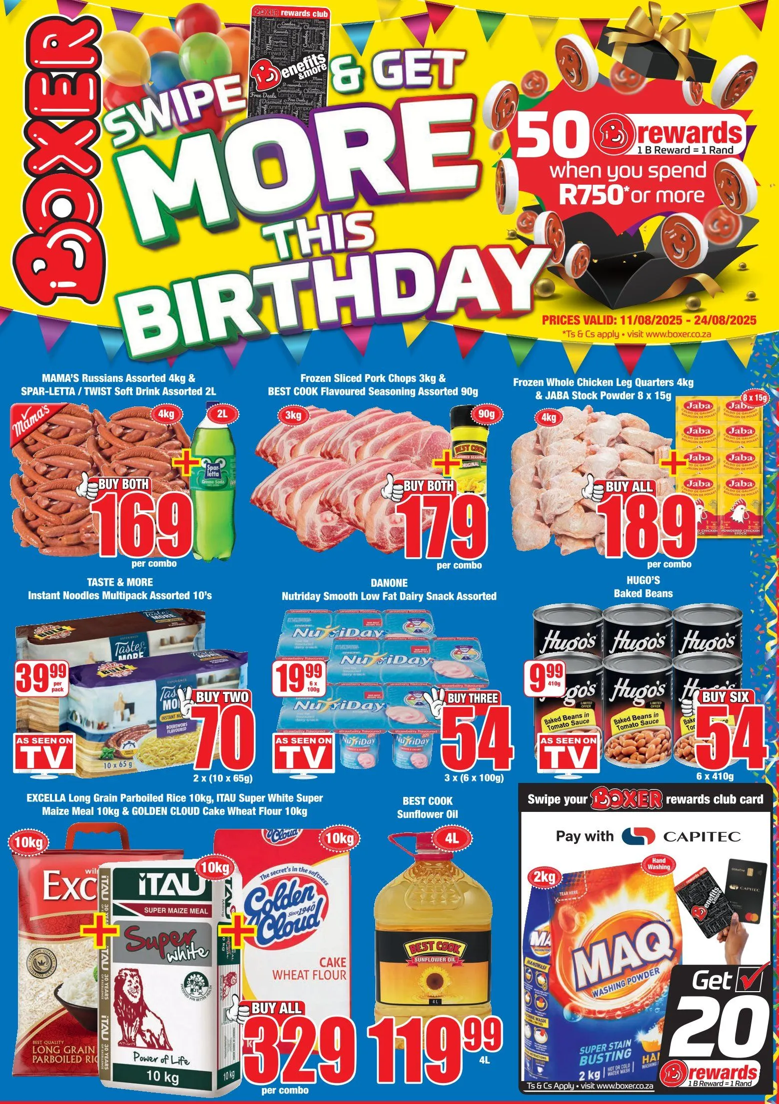 Boxer Sales from 11 August to 24 August 2025 - Catalogue Page 1