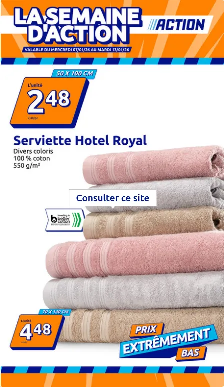 Catalogues Action du 7 janvier au 13 janvier 2026 - Catalogue page 1