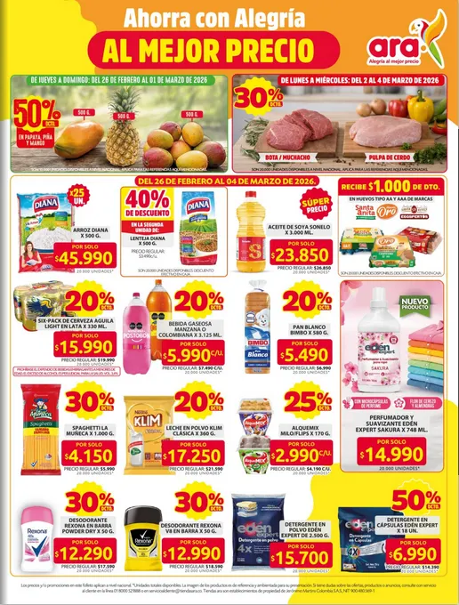 Catalogo de Ara Ofertas 1 de marzo al 4 de marzo 2026 - Pag 1