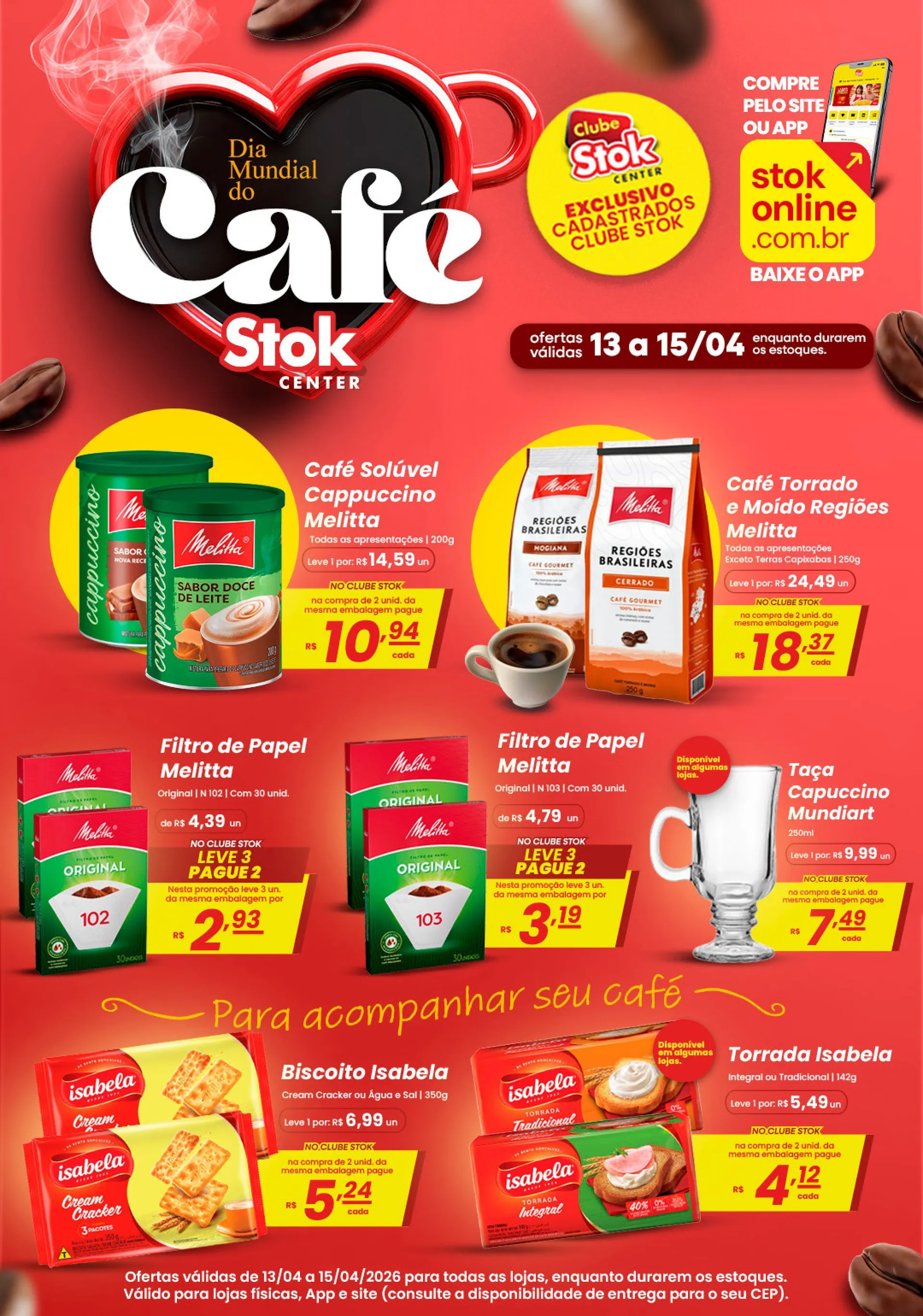 Encarte de  Stok Center 13 de abril até 15 de abril 2026 - Pagina 1
