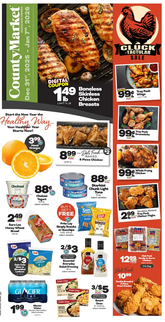 Weekly ad County Market Sales from December 31 to January 7 2026 - Page 